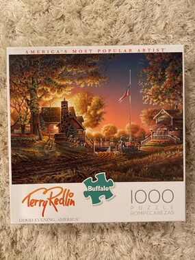Terry Redlin 'Good Evening, America!' 1000-Piece Jigsaw Puzzle - Multi-Color